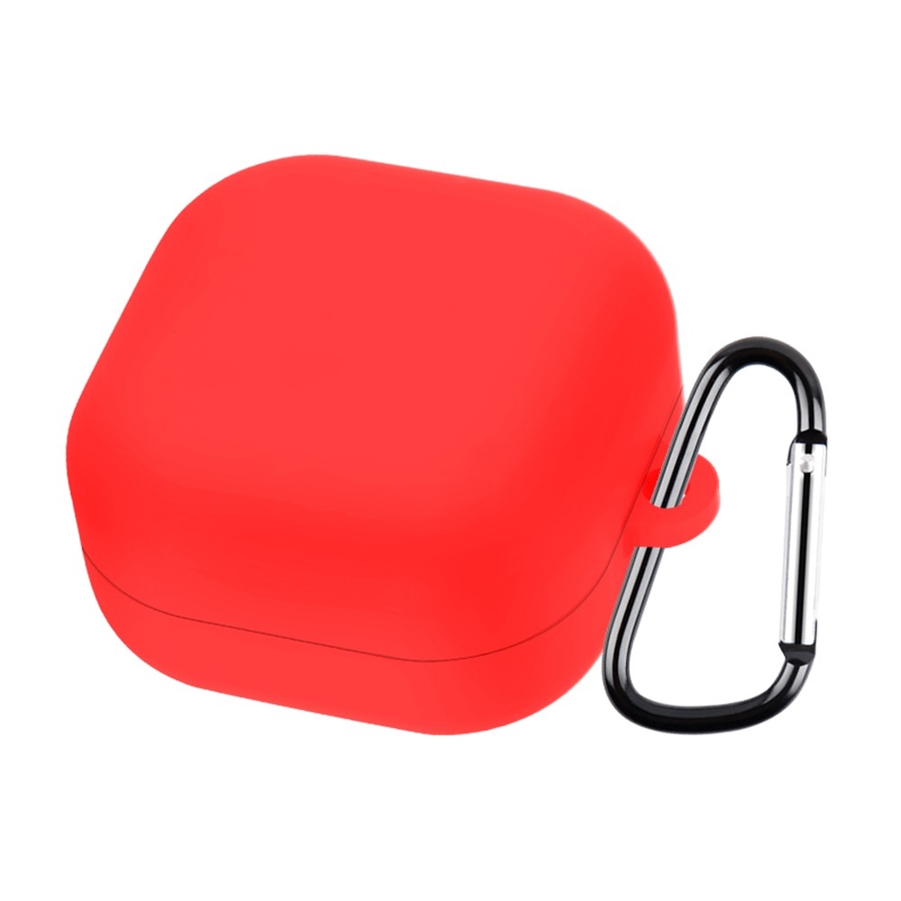 Sleeve silikonový obal s karabinou na Samsung Galaxy Buds4 Pro/Buds4 - červený