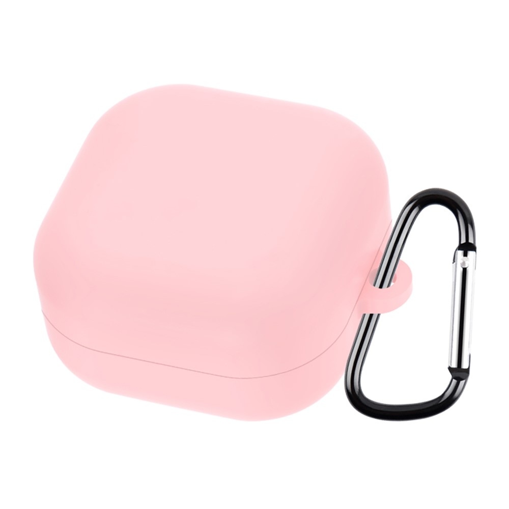 Sleeve silikonový obal s karabinou na Samsung Galaxy Buds4 Pro/Buds4 - růžový