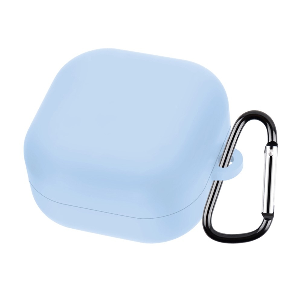 Sleeve silikonový obal s karabinou na Samsung Galaxy Buds4 Pro/Buds4 - světlemodrý