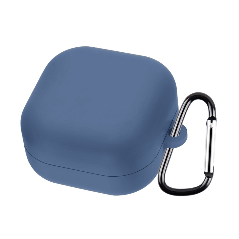 Sleeve silikonový obal s karabinou na Samsung Galaxy Buds4 Pro/Buds4 - tmavěmodrý