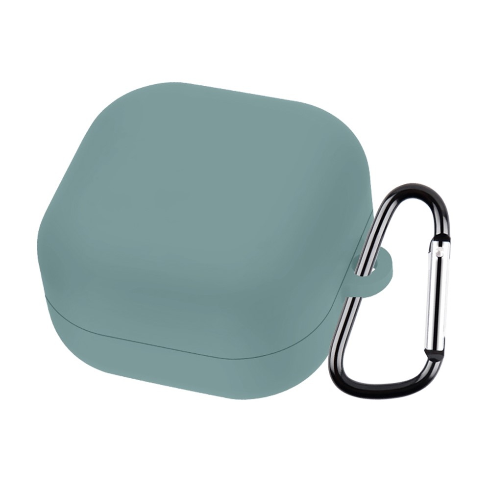 Sleeve silikonový obal s karabinou na Samsung Galaxy Buds4 Pro/Buds4 - zelený