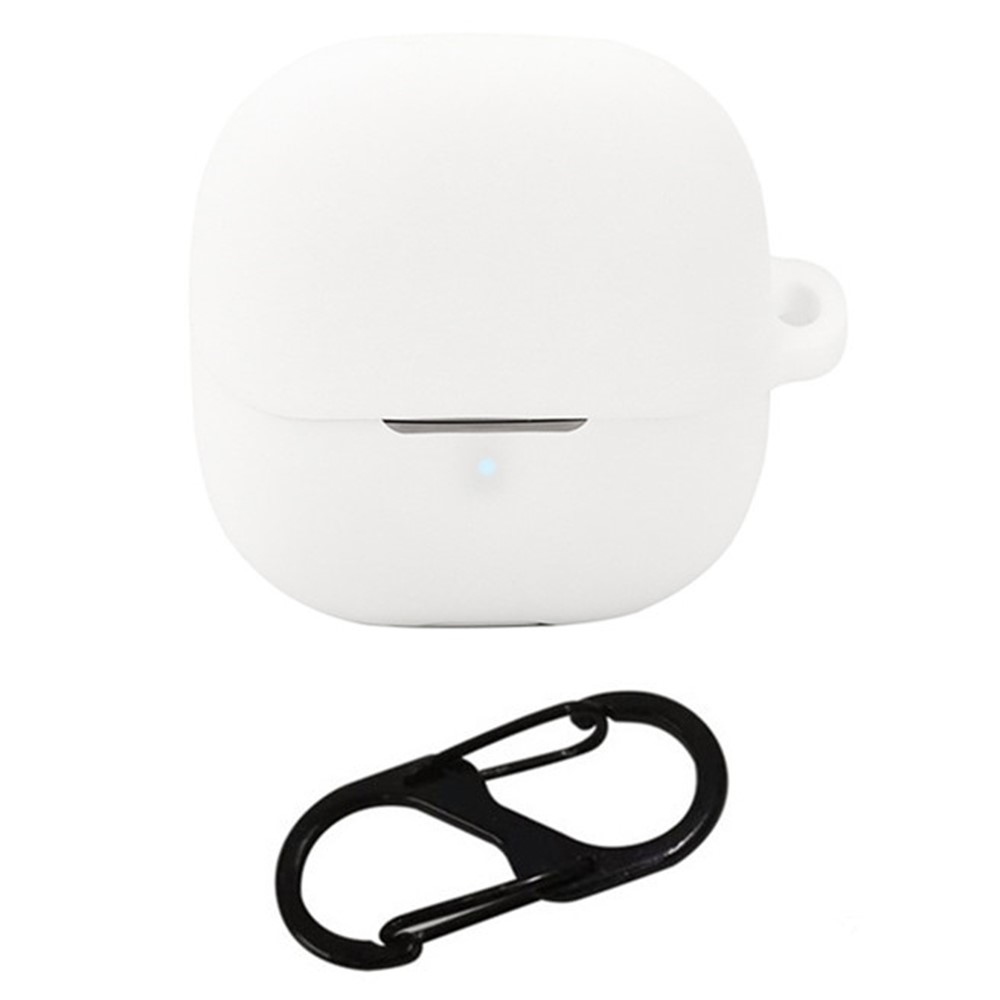 Sleeve silikonový obal s karabinou na Xiaomi Buds 5 - bílý