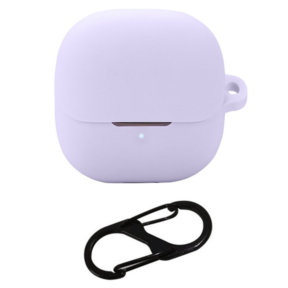 Sleeve silikonový obal s karabinou na Xiaomi Buds 5 - fialový