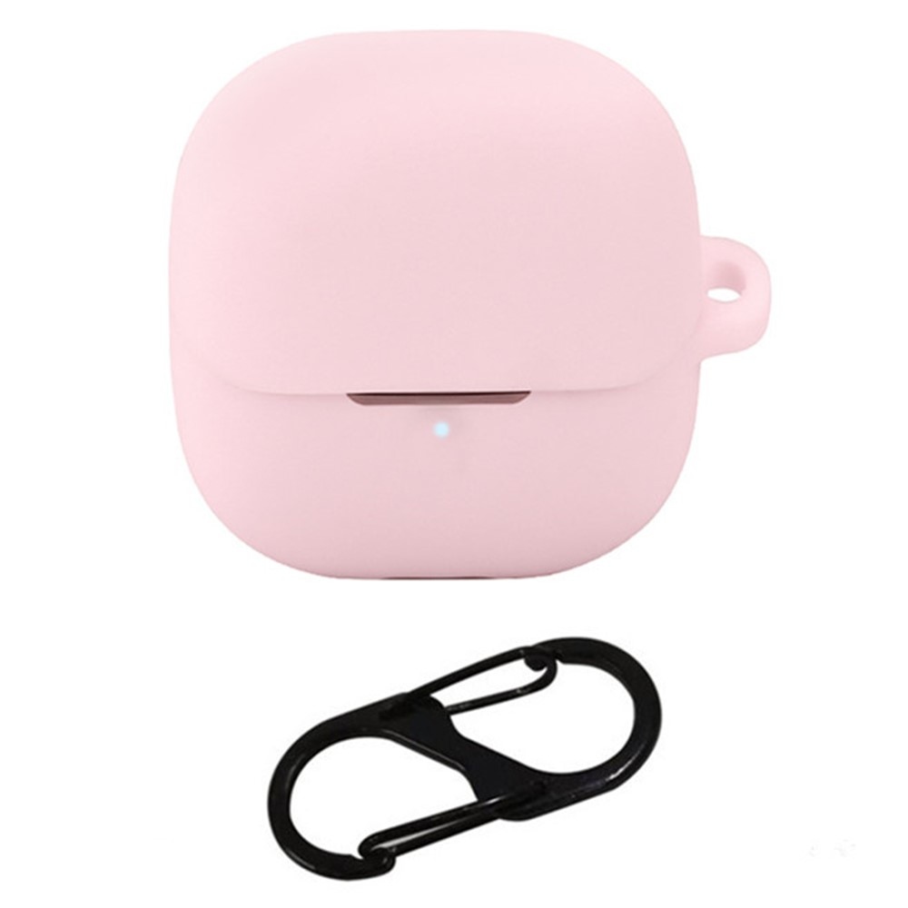 Sleeve silikonový obal s karabinou na Xiaomi Buds 5 - růžový