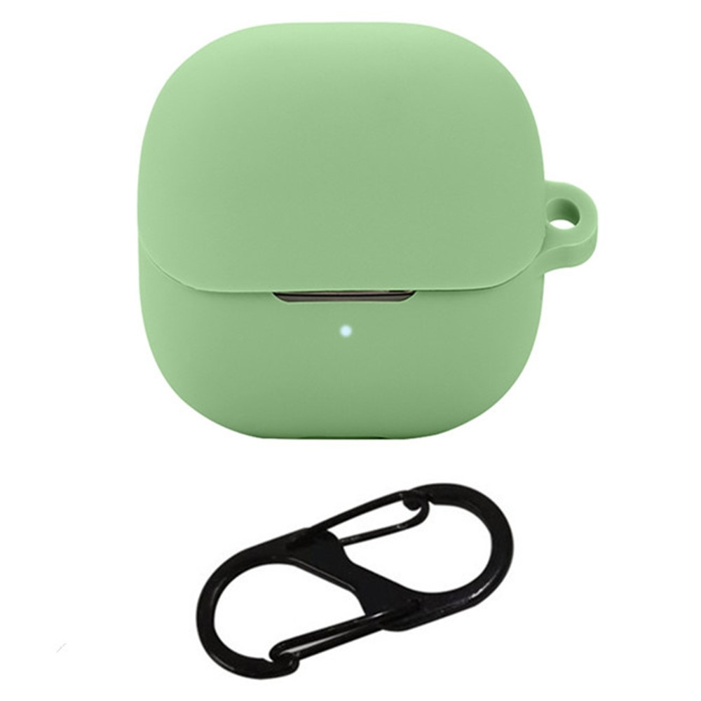 Sleeve silikonový obal s karabinou na Xiaomi Buds 5 - světlezelený
