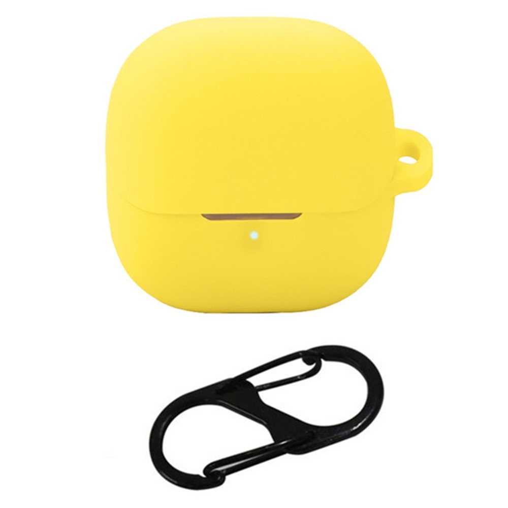 Sleeve silikonový obal s karabinou na Xiaomi Buds 5 - žlutý