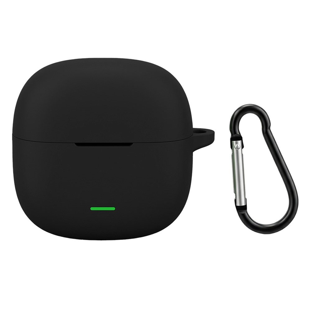 Sleeve silikonový obal s karabinou na Xiaomi Redmi Buds 8 Active - černý