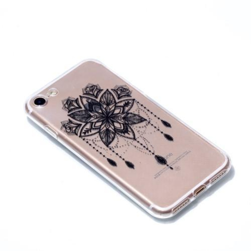 Slend tenký gelový obal na iPhone 7 Plus a 8 Plus - flower