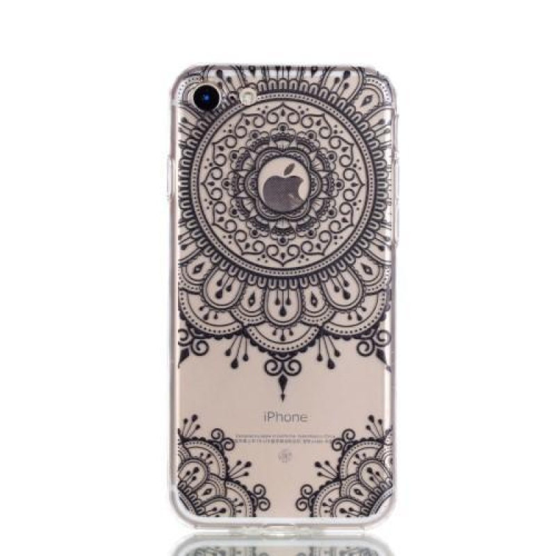 Slend tenký gelový obal na iPhone 7 Plus a 8 Plus - mandala