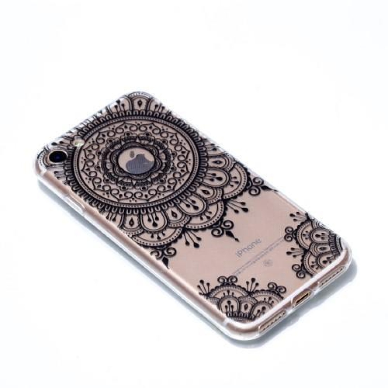 Slend tenký gelový obal na iPhone 7 Plus a 8 Plus - mandala