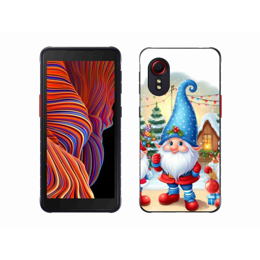 Gelový kryt mmCase na Samsung Galaxy Xcover 5 - vánoční skřítci
