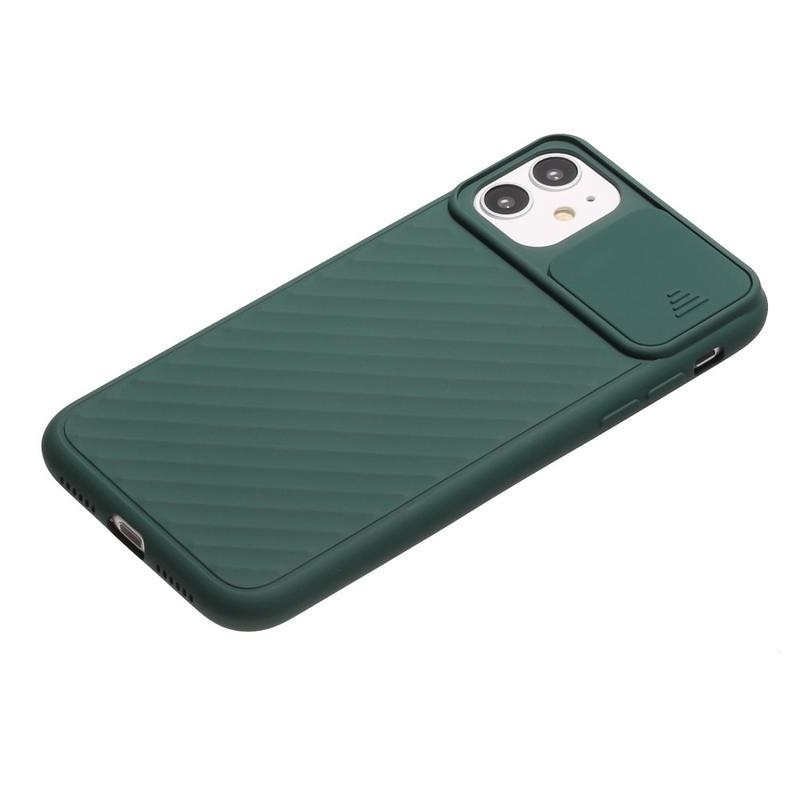 Slide gelový obal na mobil iPhone 12 mini - zelený