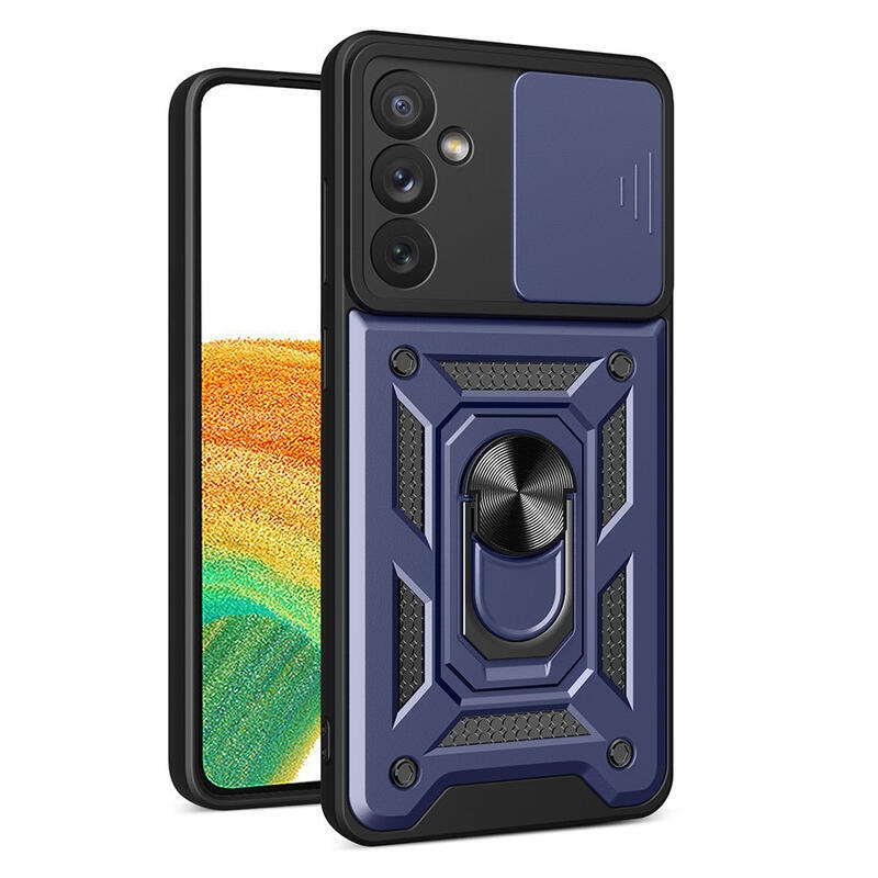 Slide odolný hybridní kryt na Samsung Galaxy A34 5G - modrý