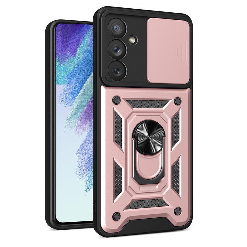 Slide odolný hybridní kryt na Samsung Galaxy A54 5G - růžovozlatý
