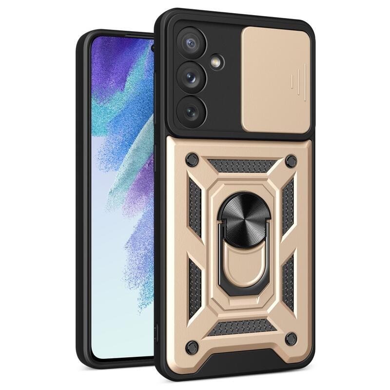Slide odolný hybridní kryt na Samsung Galaxy A54 5G - zlatý
