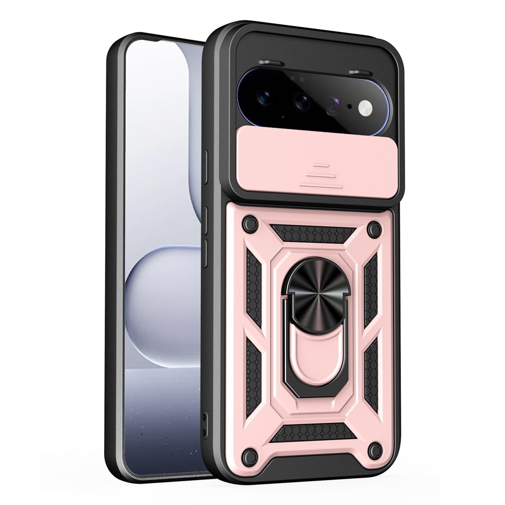 Slide odolný kryt na Google Pixel 11 Pro/11 - růžovozlatý