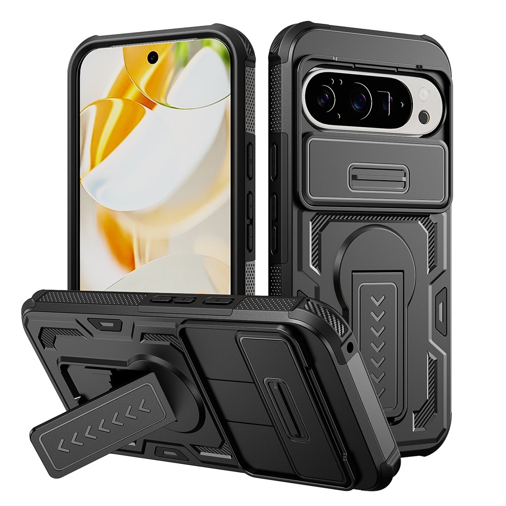 Slide odolný kryt na Google Pixel 11 Pro XL / 10 Pro XL - černý