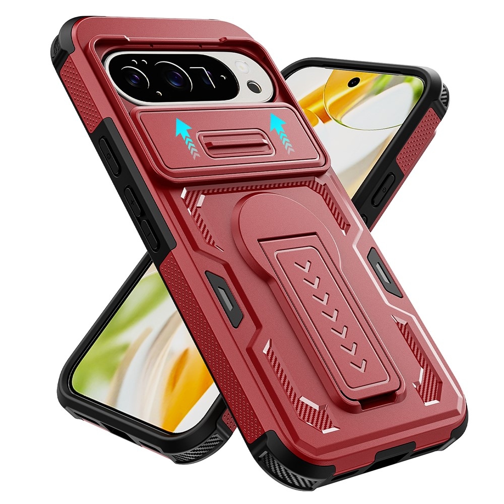 Slide odolný kryt na Google Pixel 11 Pro XL / 10 Pro XL - červený