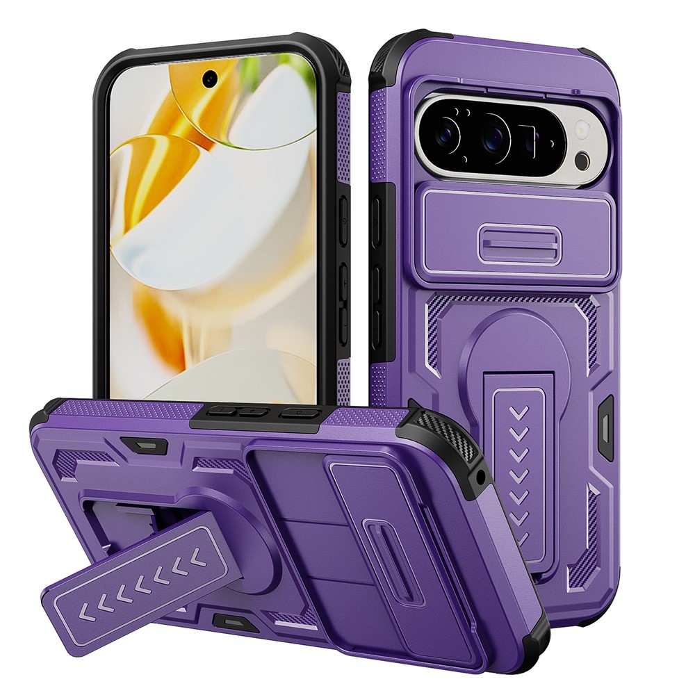 Slide odolný kryt na Google Pixel 11 Pro XL / 10 Pro XL - fialový