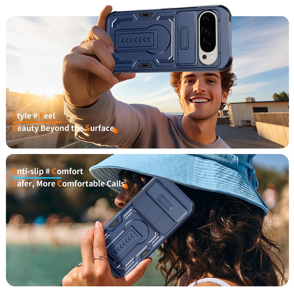 Slide odolný kryt na Google Pixel 11 Pro XL / 10 Pro XL - modrý