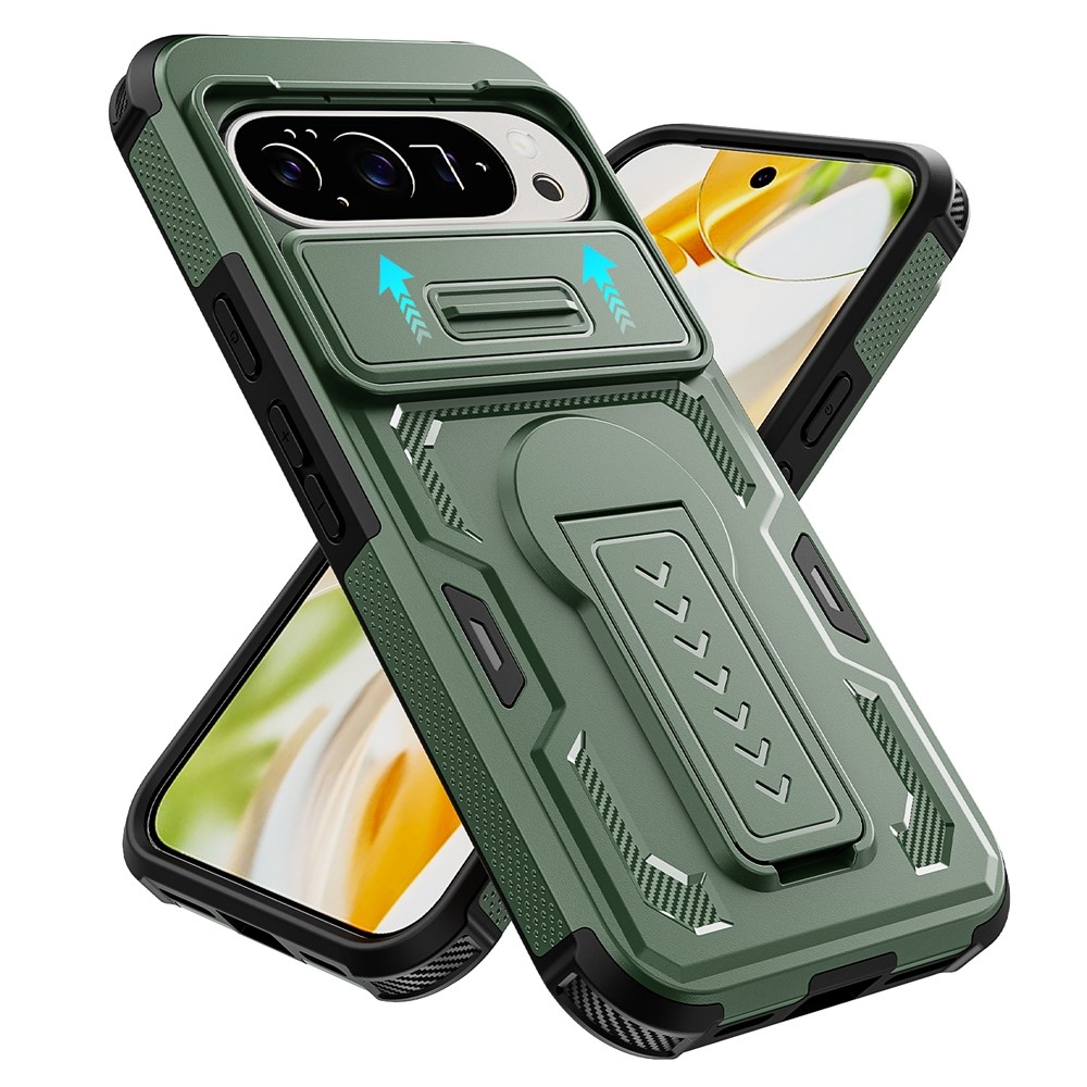 Slide odolný kryt na Google Pixel 11 Pro XL / 10 Pro XL - zelený
