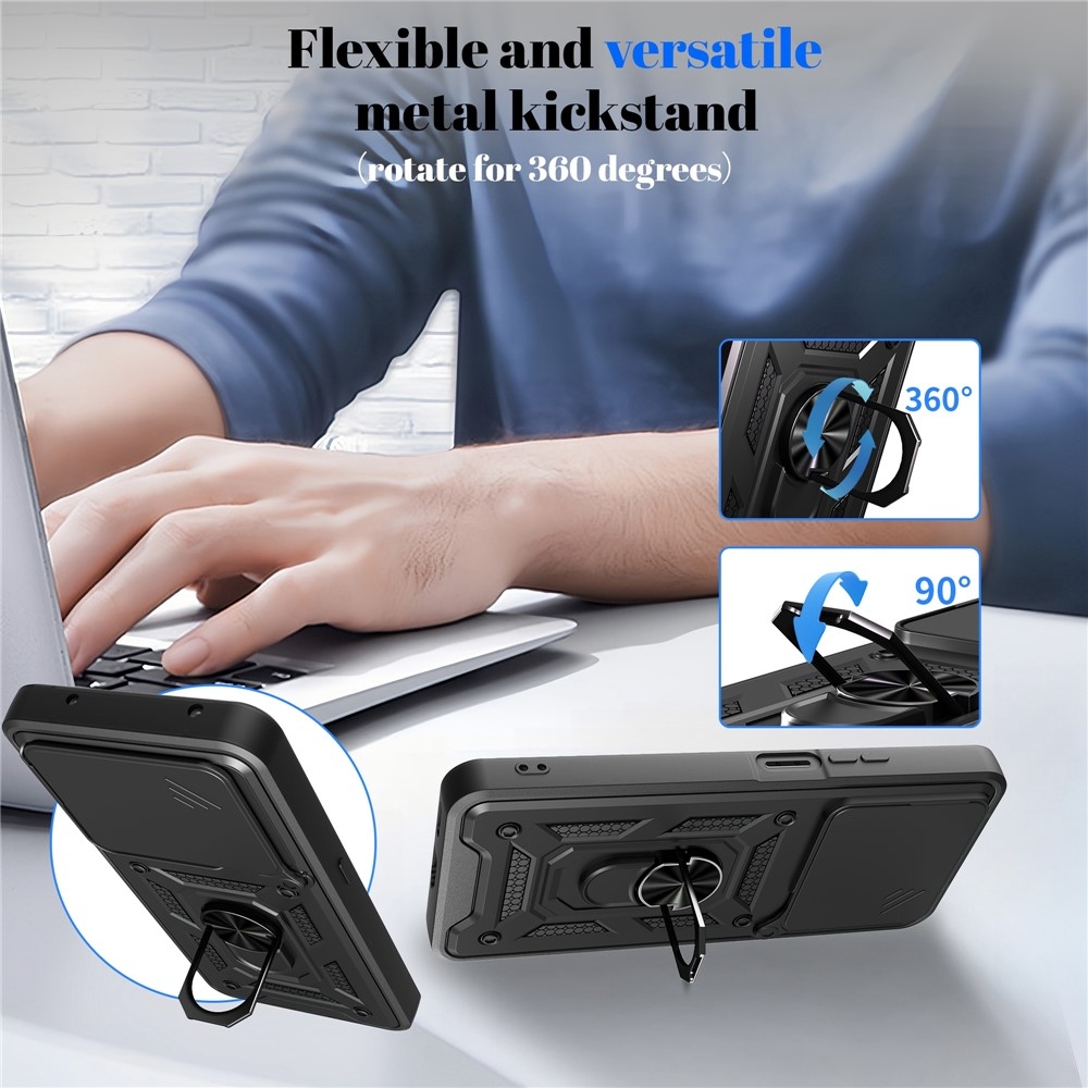 Slide odolný kryt na Honor 400 Smart 5G/4G/Honor X7d - černý