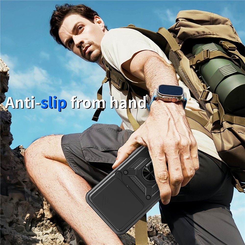 Slide odolný kryt na Honor 400 Smart 5G/4G/Honor X7d - černý