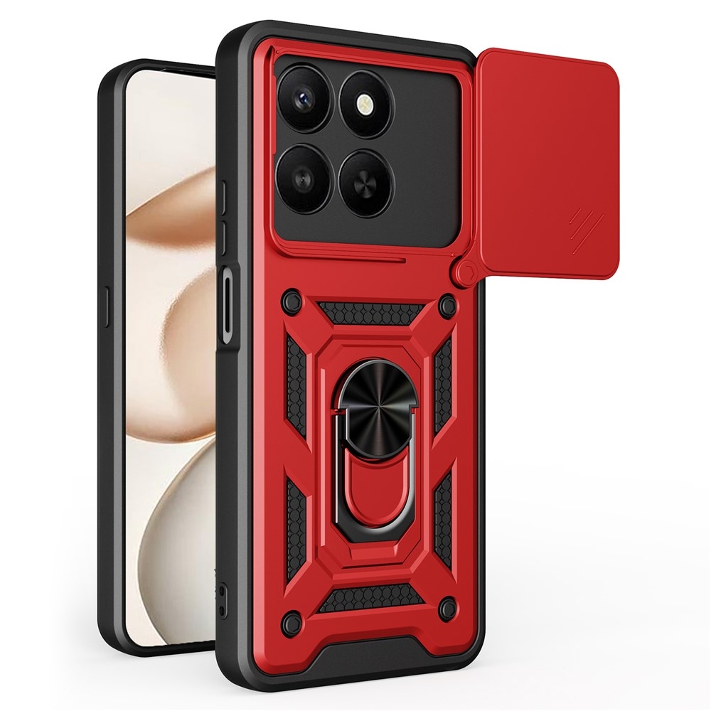 Slide odolný kryt na Honor 400 Smart 5G/4G/Honor X7d - červený