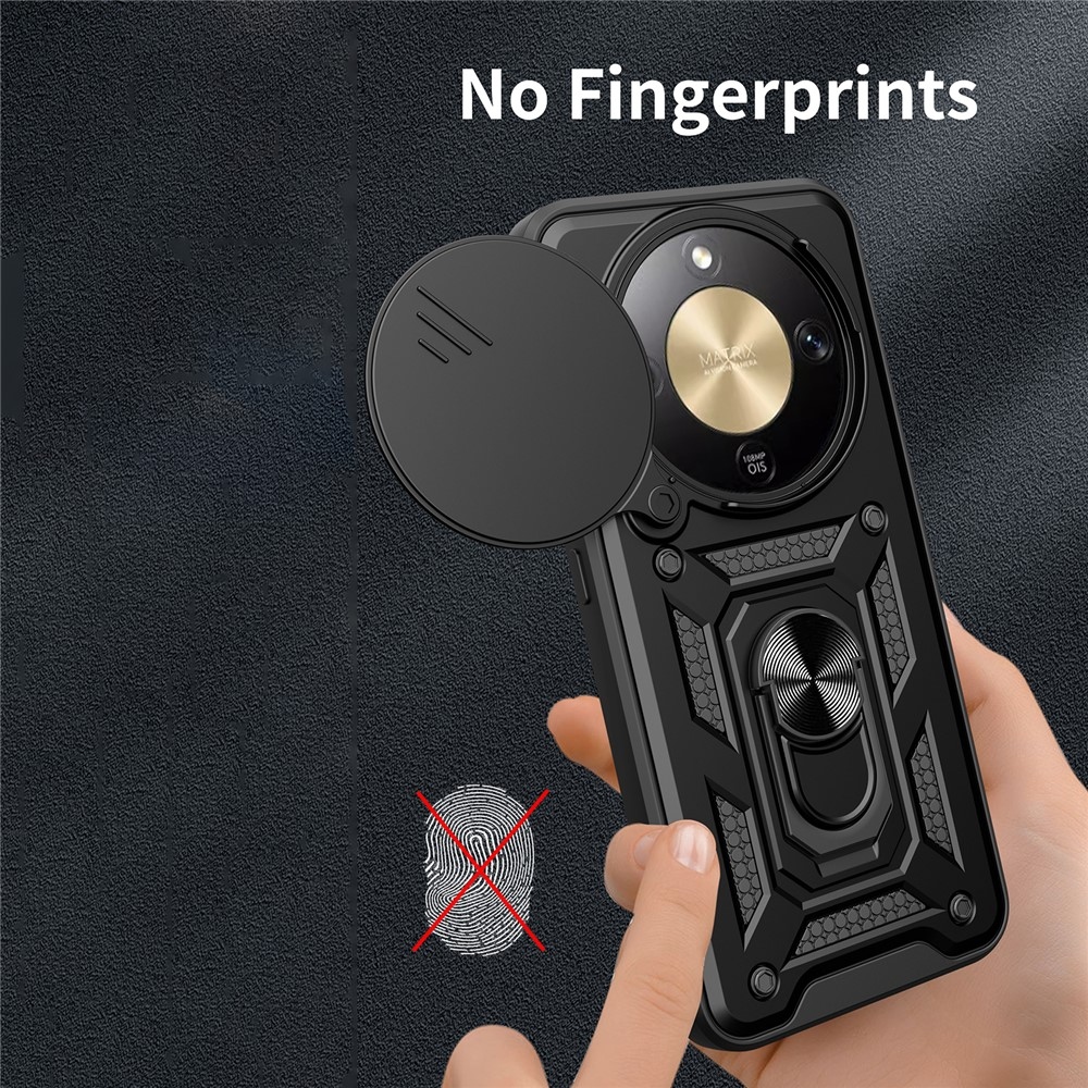 Slide odolný kryt na Honor Magic 8 Lite 5G - černý