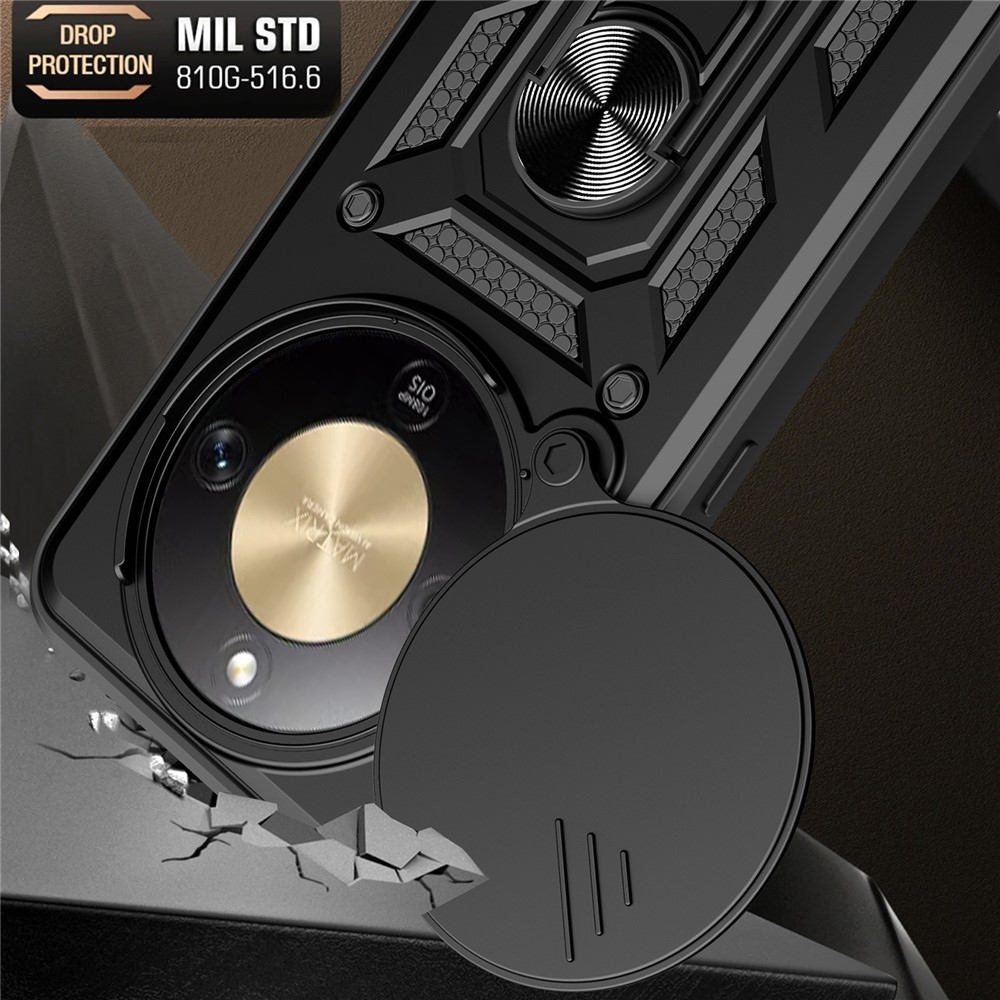 Slide odolný kryt na Honor Magic 8 Lite 5G - černý