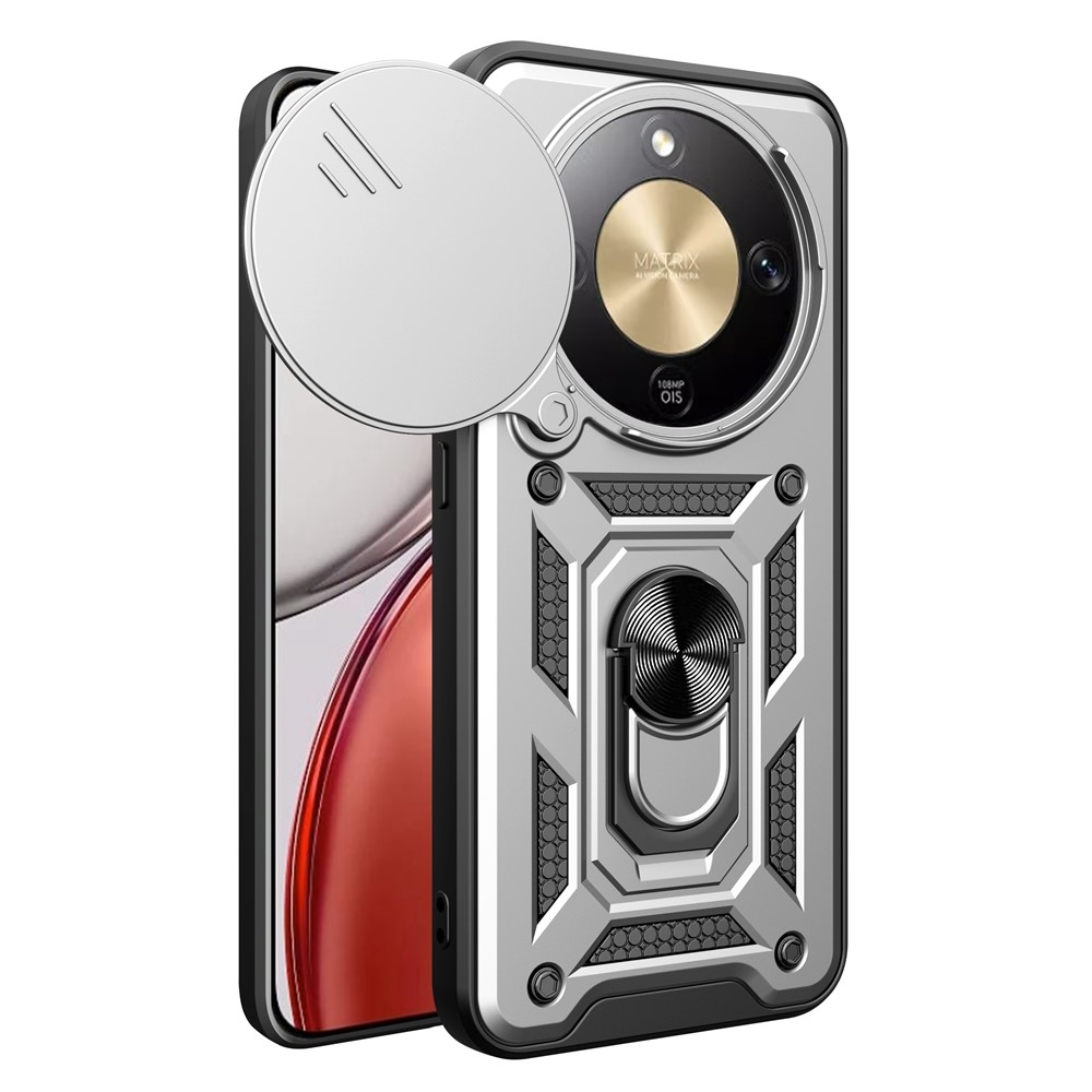 Slide odolný kryt na Honor Magic 8 Lite 5G - stříbrný