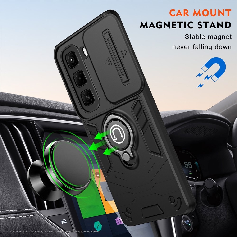 Slide odolný kryt na Infinix Hot 50 Pro+ - černý