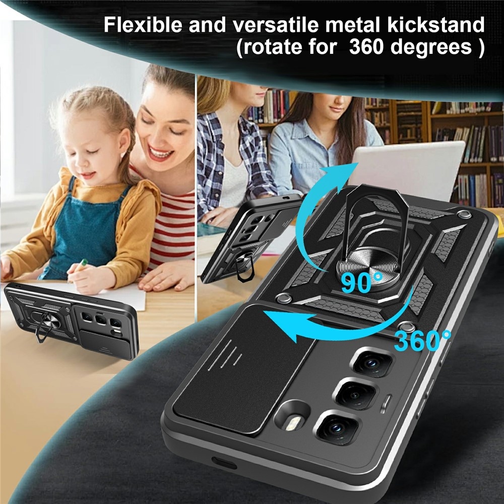 Slide odolný kryt na Infinix Hot 50 Pro - černý