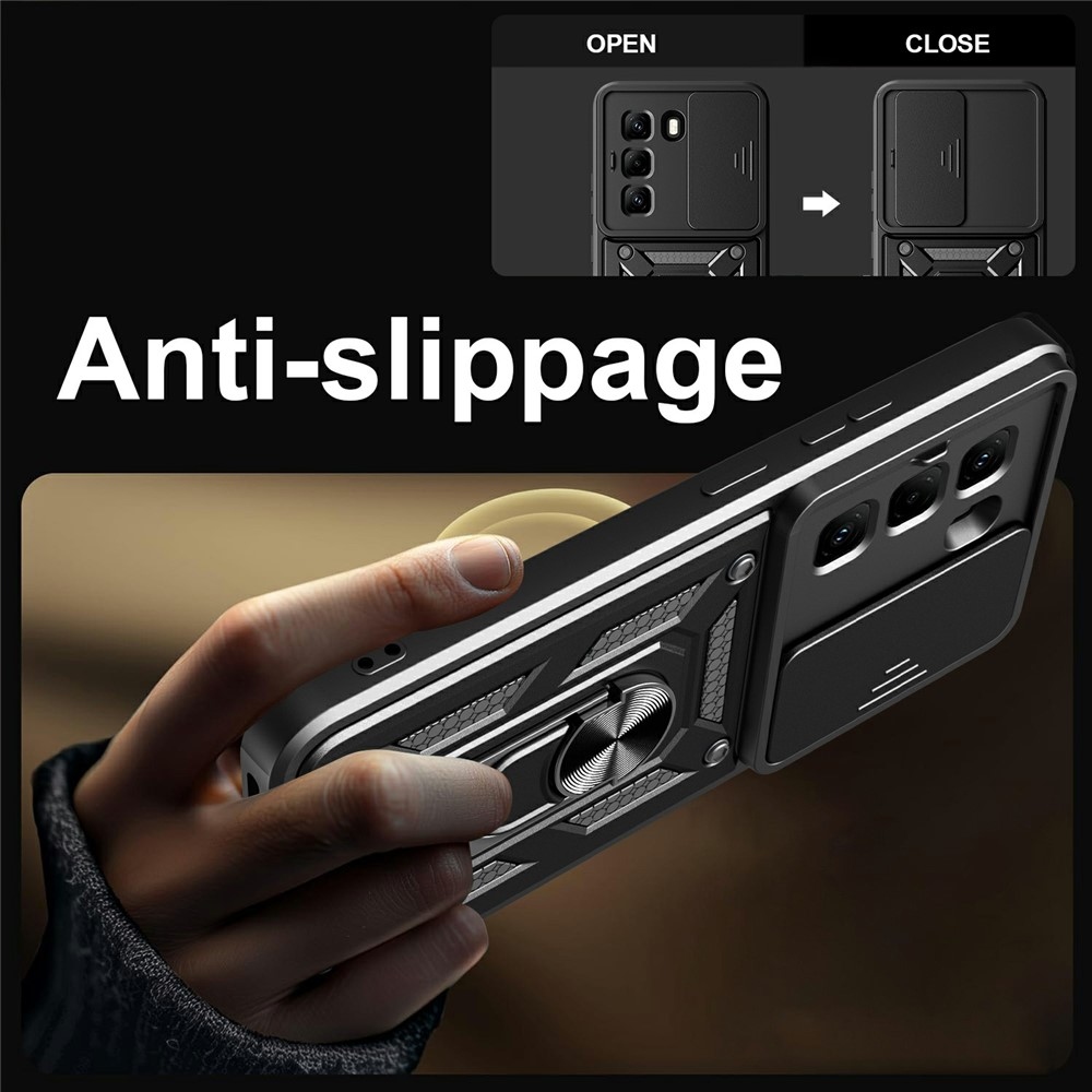 Slide odolný kryt na Infinix Hot 50 Pro - černý