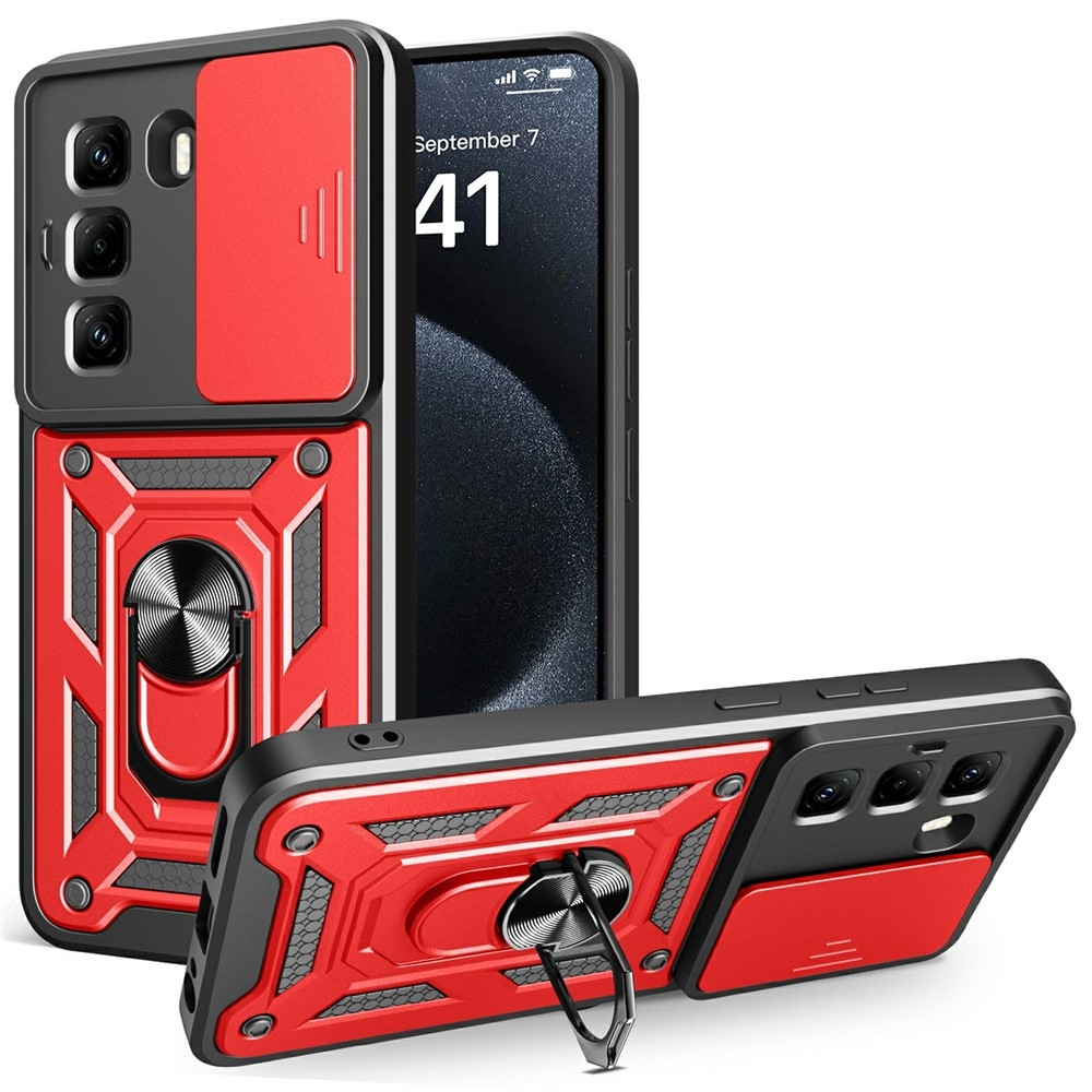 Slide odolný kryt na Infinix Hot 50 Pro - červený