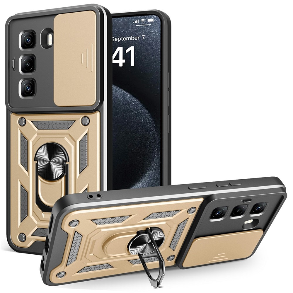 Slide odolný kryt na Infinix Hot 50 Pro - zlatý