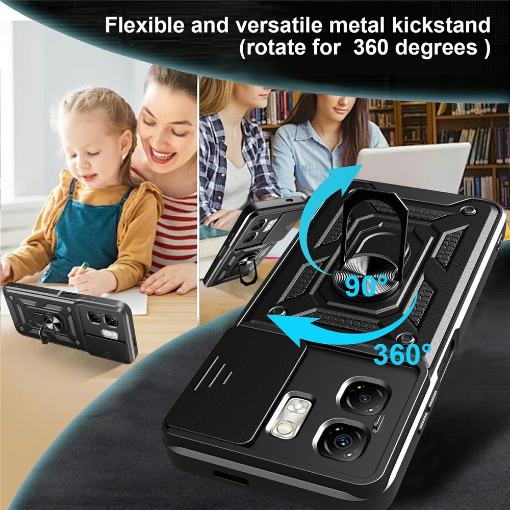 Slide odolný kryt na Infinix Hot 50i/Smart 9 - černý