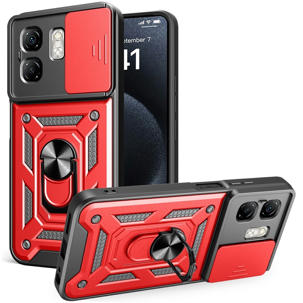 Slide odolný kryt na Infinix Hot 50i/Smart 9 - červený