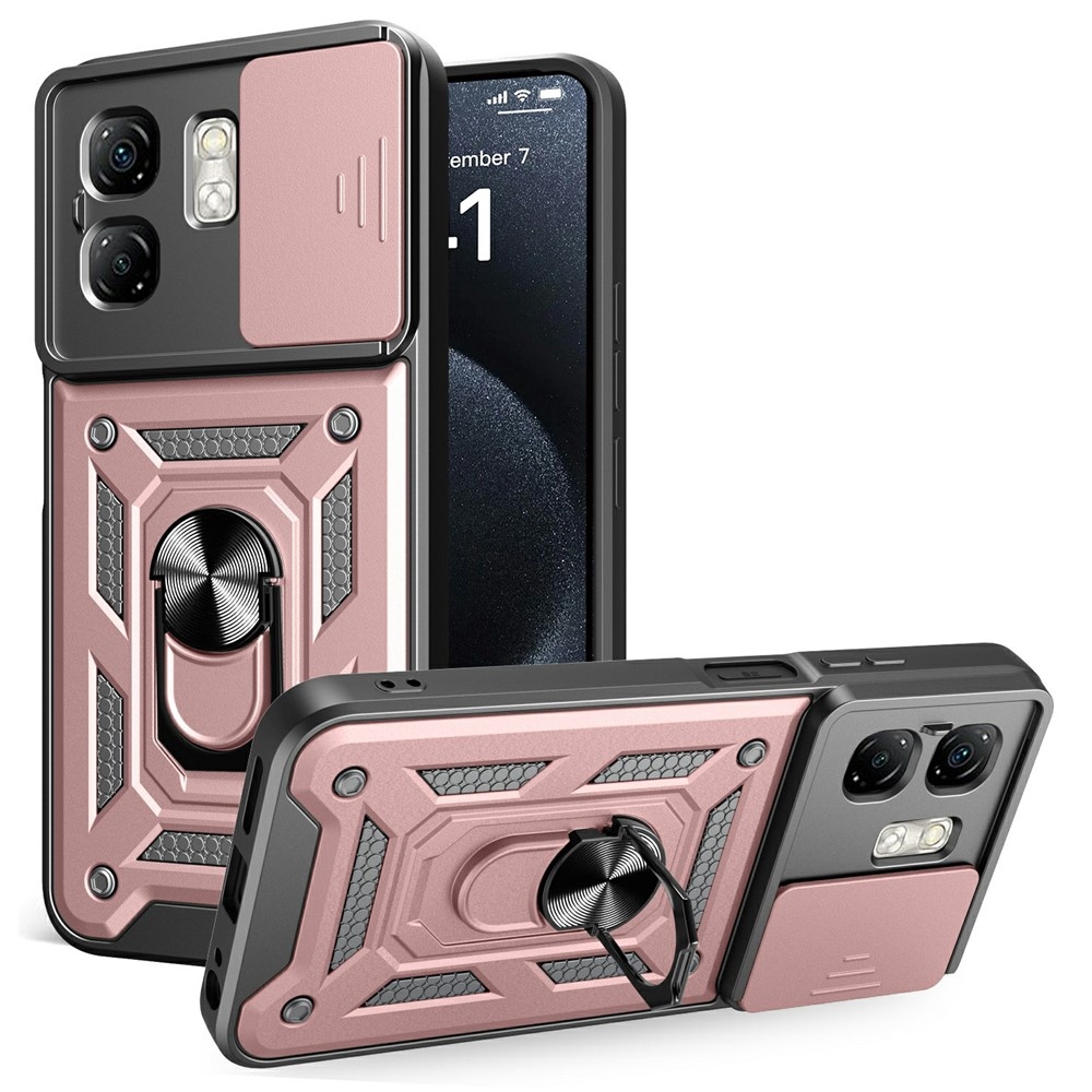 Slide odolný kryt na Infinix Hot 50i/Smart 9 - růžovozlatý