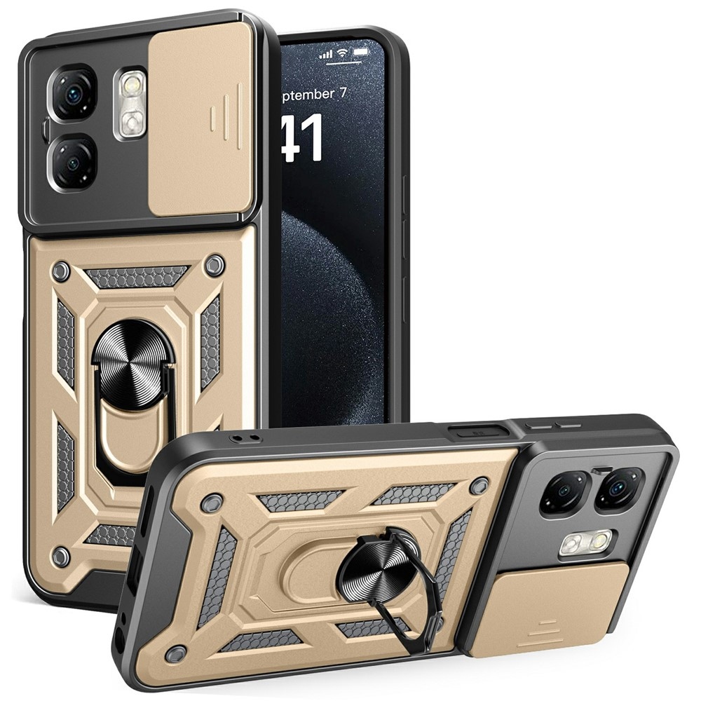 Slide odolný kryt na Infinix Hot 50i/Smart 9 - zlatý