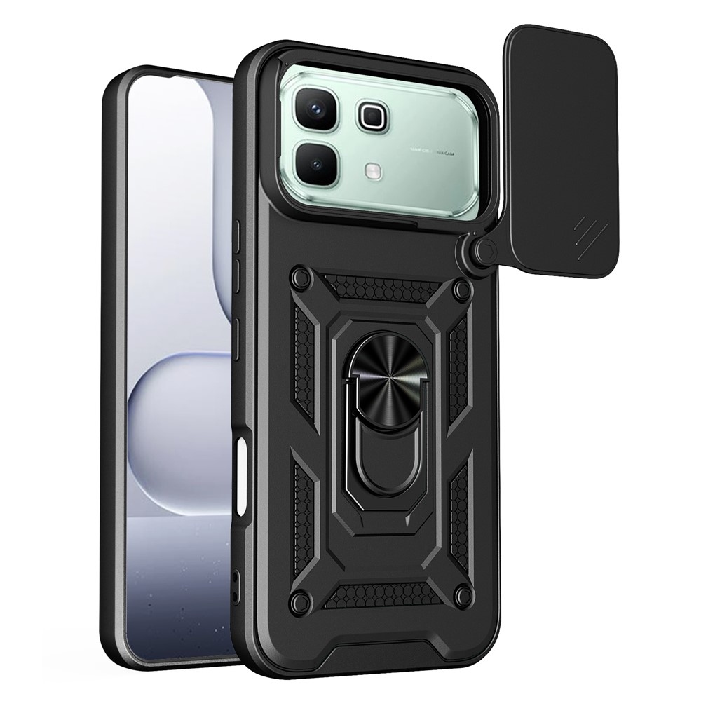 Slide odolný kryt na Infinix Note 60 5G/Note 60 Pro 5G - černý