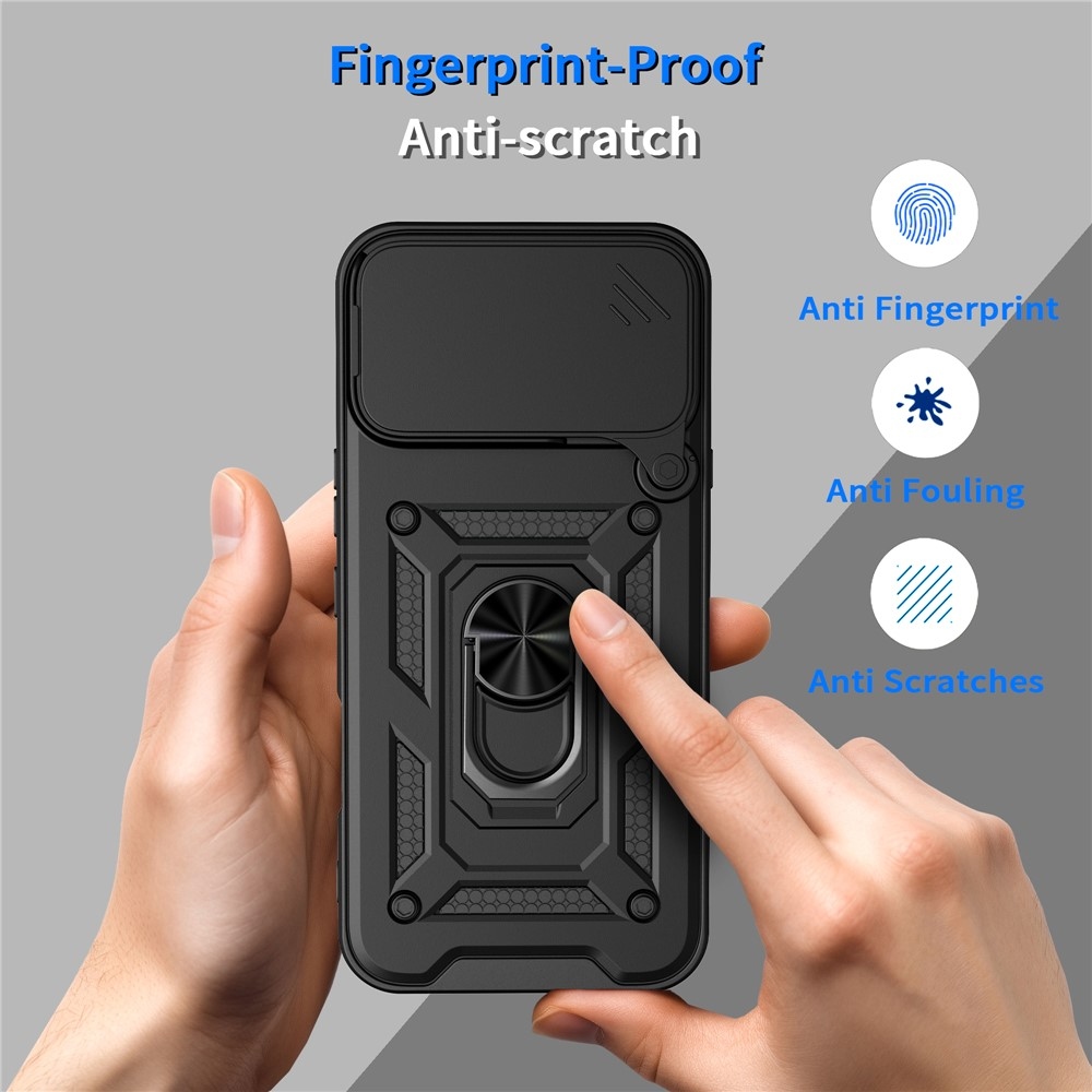 Slide odolný kryt na Infinix Note 60 5G/Note 60 Pro 5G - černý
