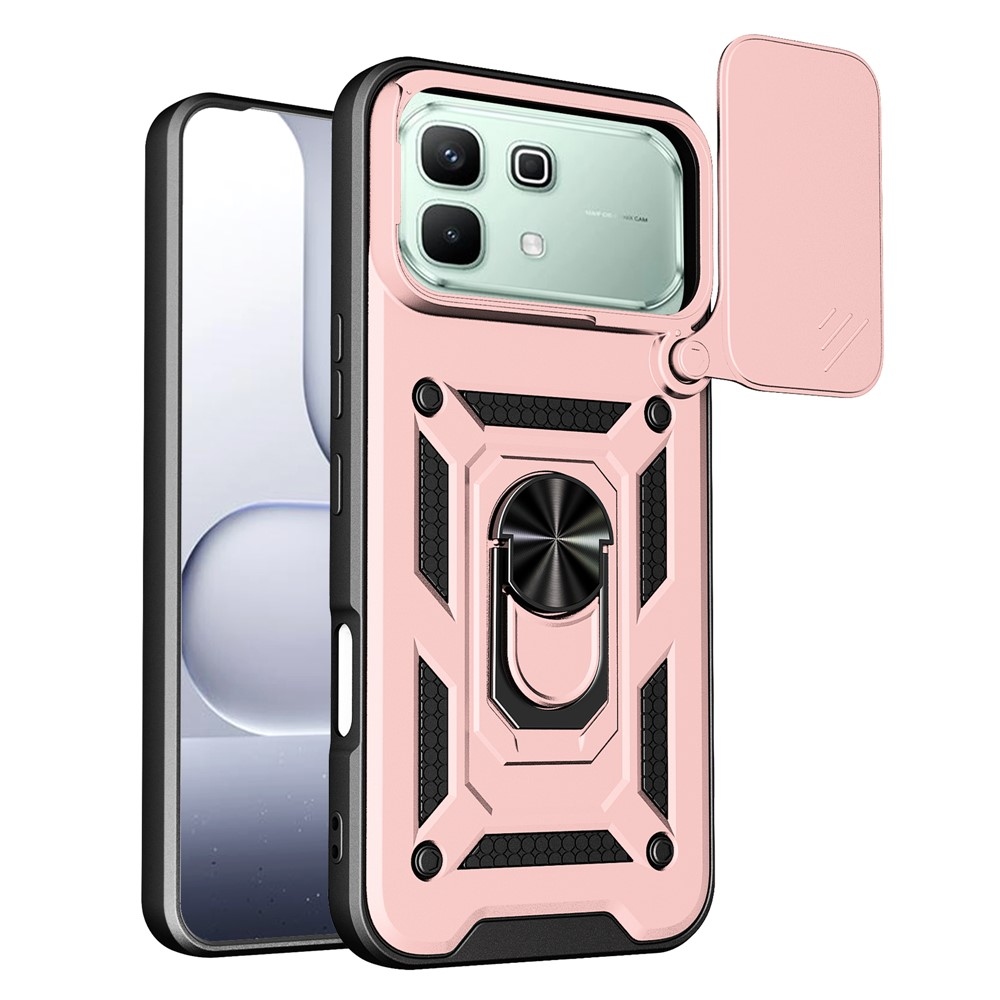 Slide odolný kryt na Infinix Note 60 5G/Note 60 Pro 5G - růžovozlatý