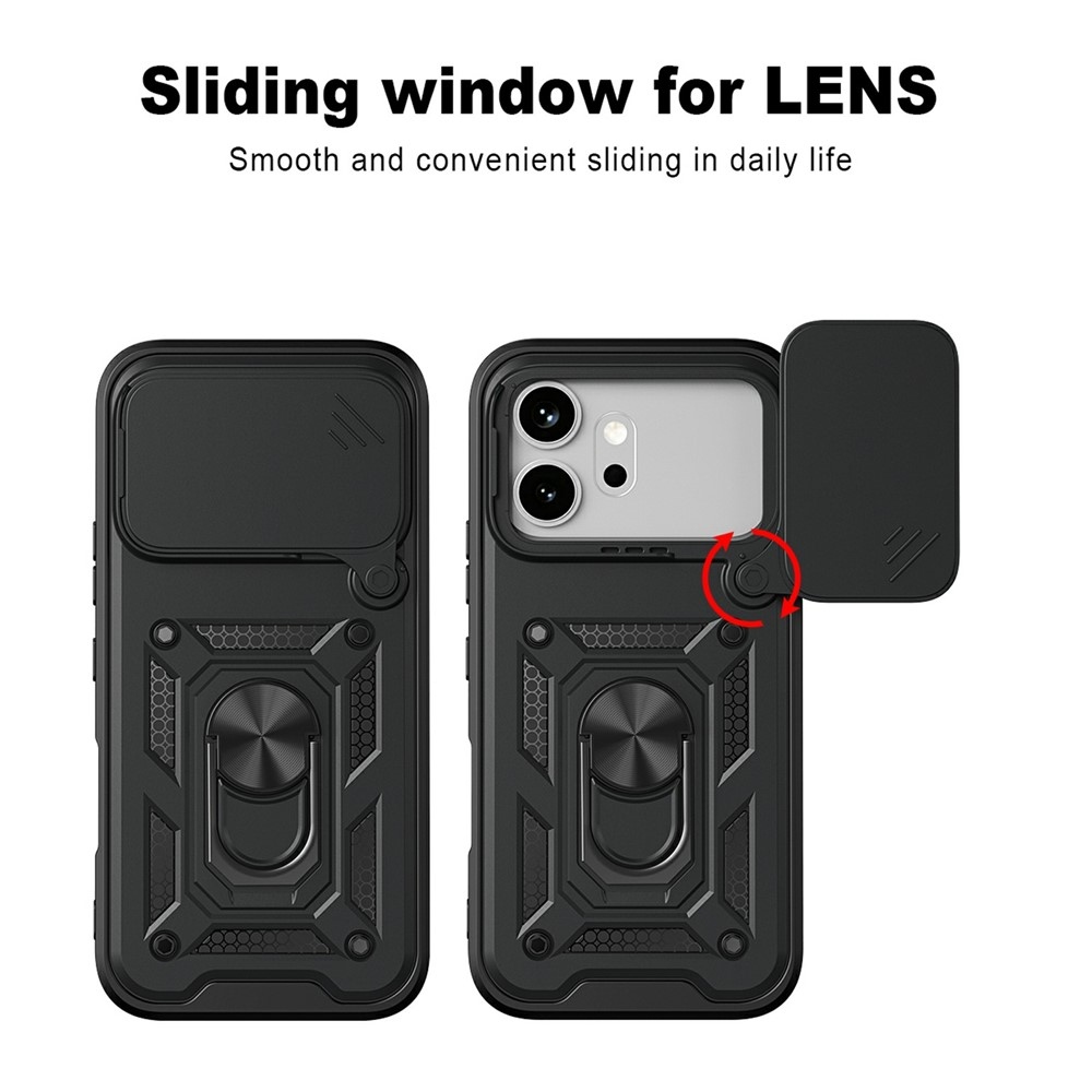 Slide odolný kryt na mobil Honor 600 5G - černý