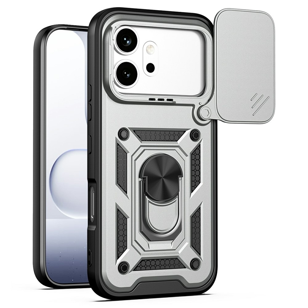 Slide odolný kryt na mobil Honor 600 5G - stříbrný
