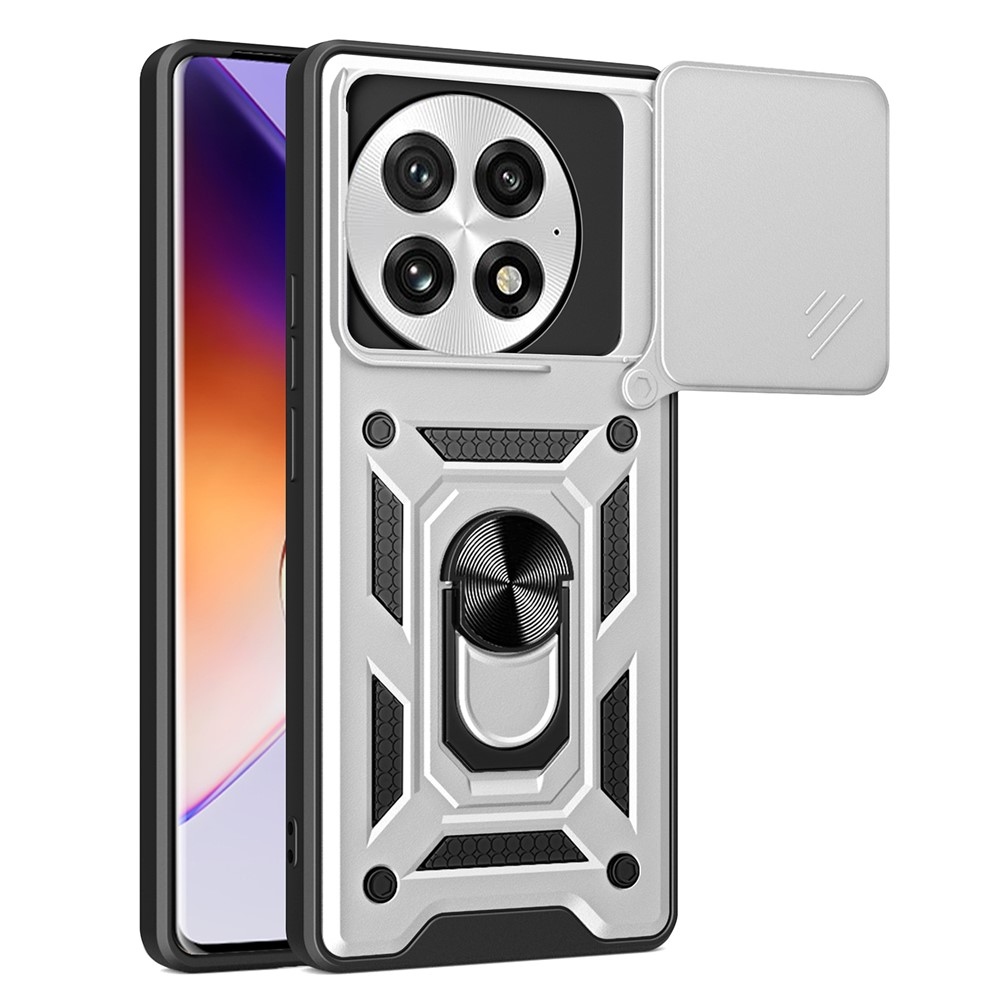 Slide odolný kryt na mobil OnePlus 13 - stříbrný