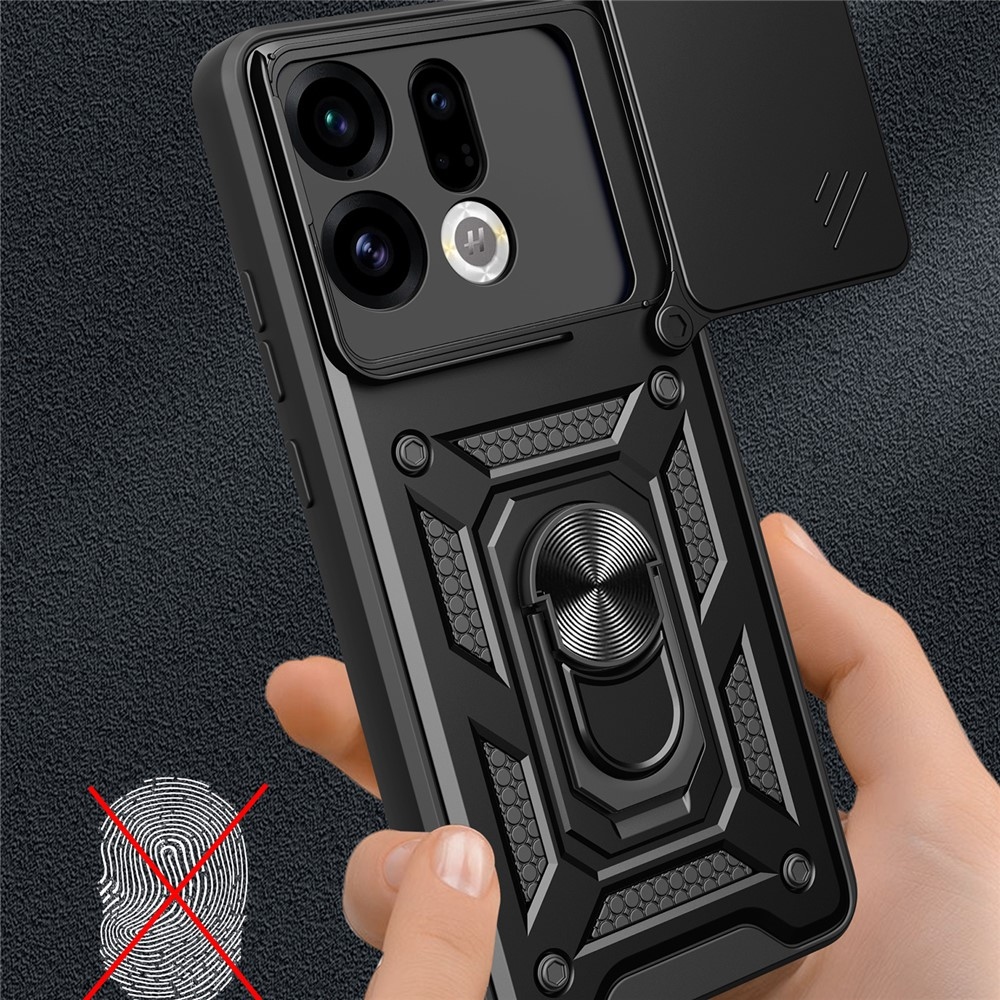 Slide odolný kryt na mobil Oppo Find X9 5G - černý