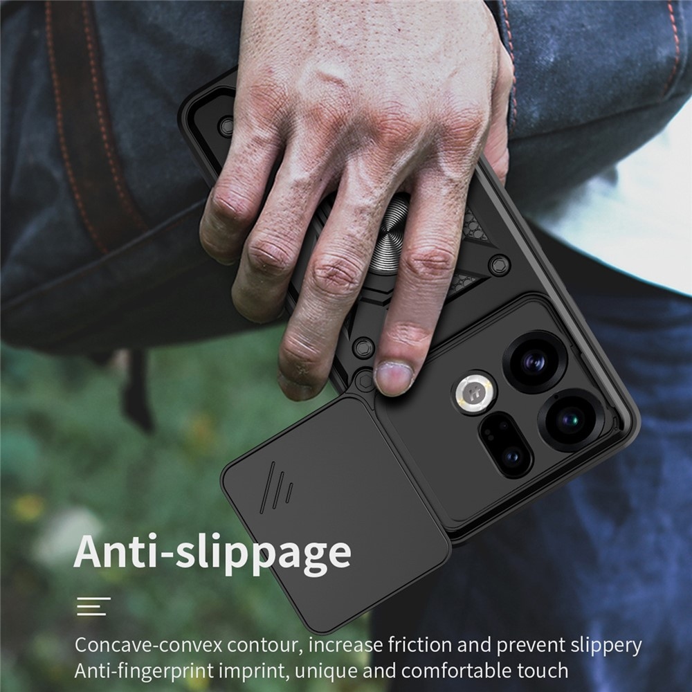 Slide odolný kryt na mobil Oppo Find X9 5G - černý