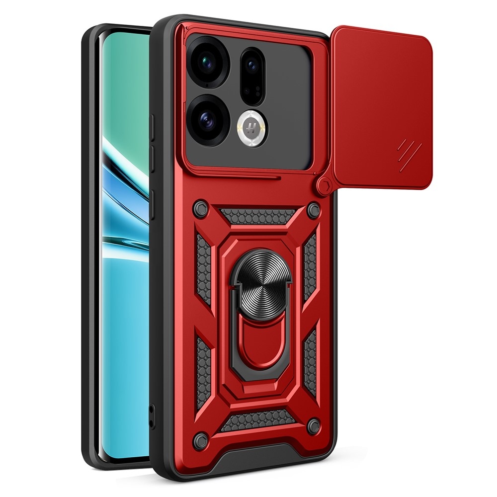 Slide odolný kryt na mobil Oppo Find X9 5G - červený