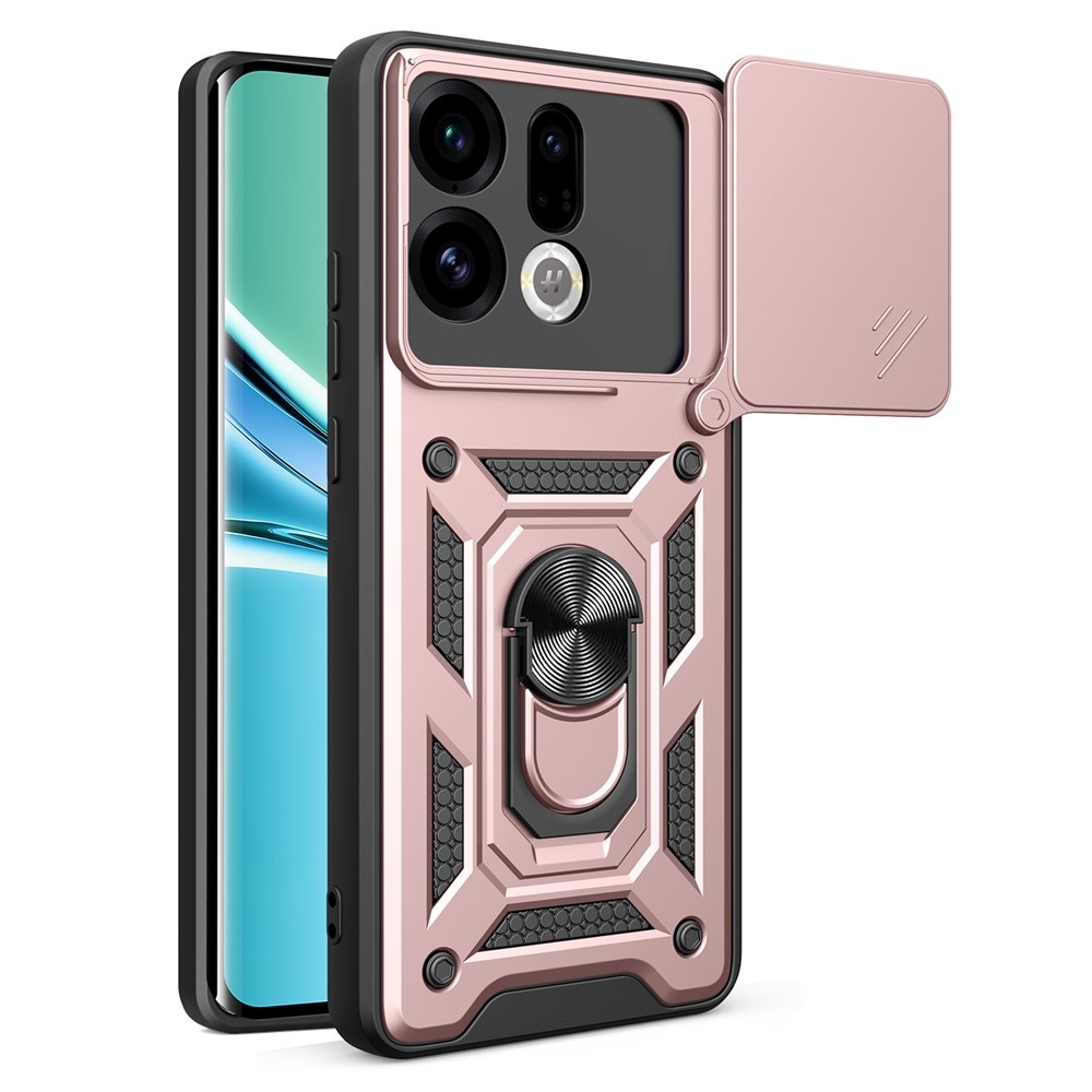 Slide odolný kryt na mobil Oppo Find X9 5G - růžovozlatý